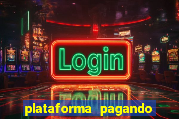 plataforma pagando no cadastro slots